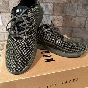 NOBULL Olive Green Mesh Sneakers
